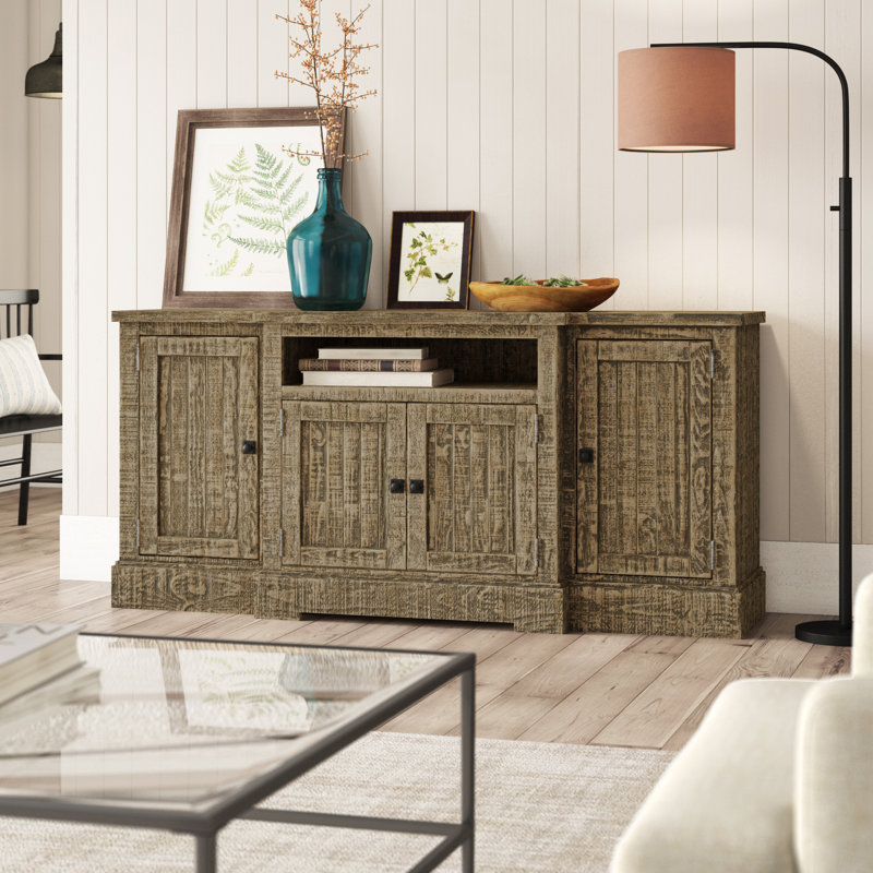 Wantson 72'' Pine Solid Wood TV Stand & Reviews Birch Lane